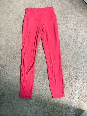 Lululemon Align Bright Coral High-Waist Leggings